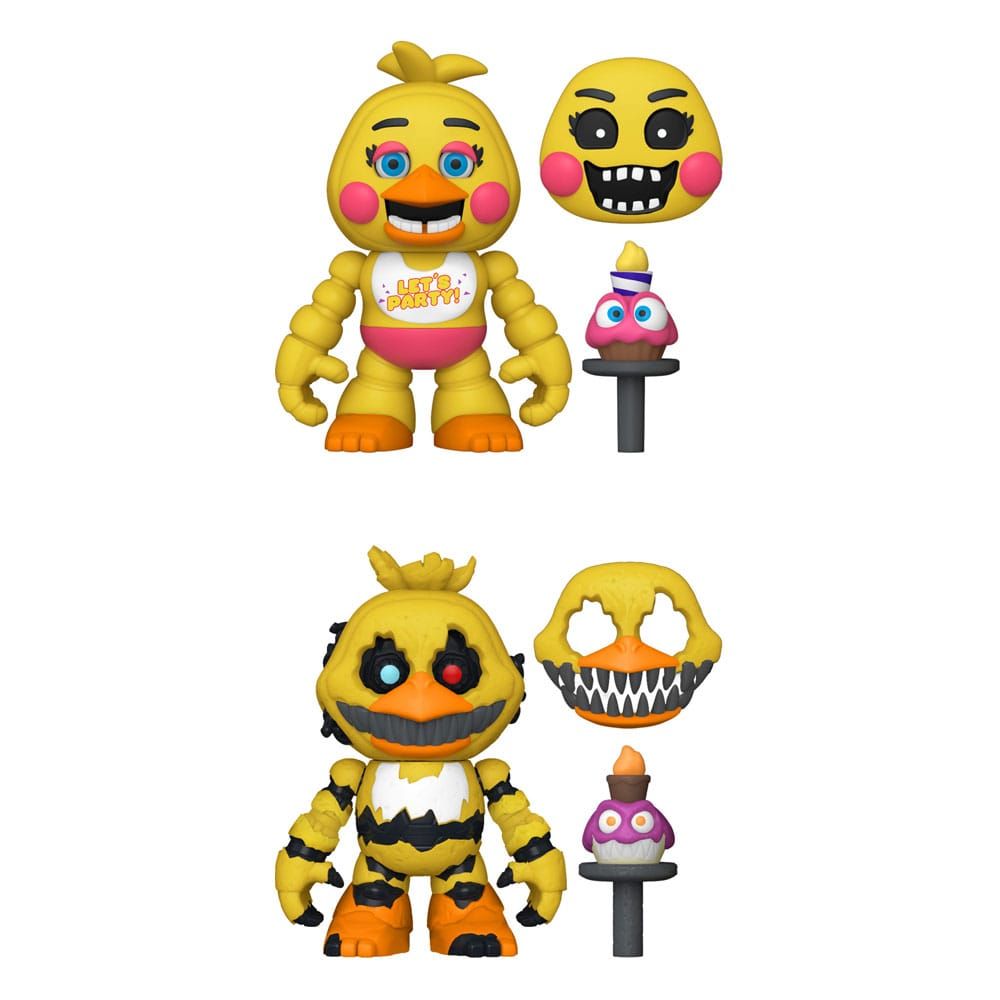 Five Nights at Freddy's Snap Akční Figures Nightmare Chica & Toy Chica 9 cm Funko
