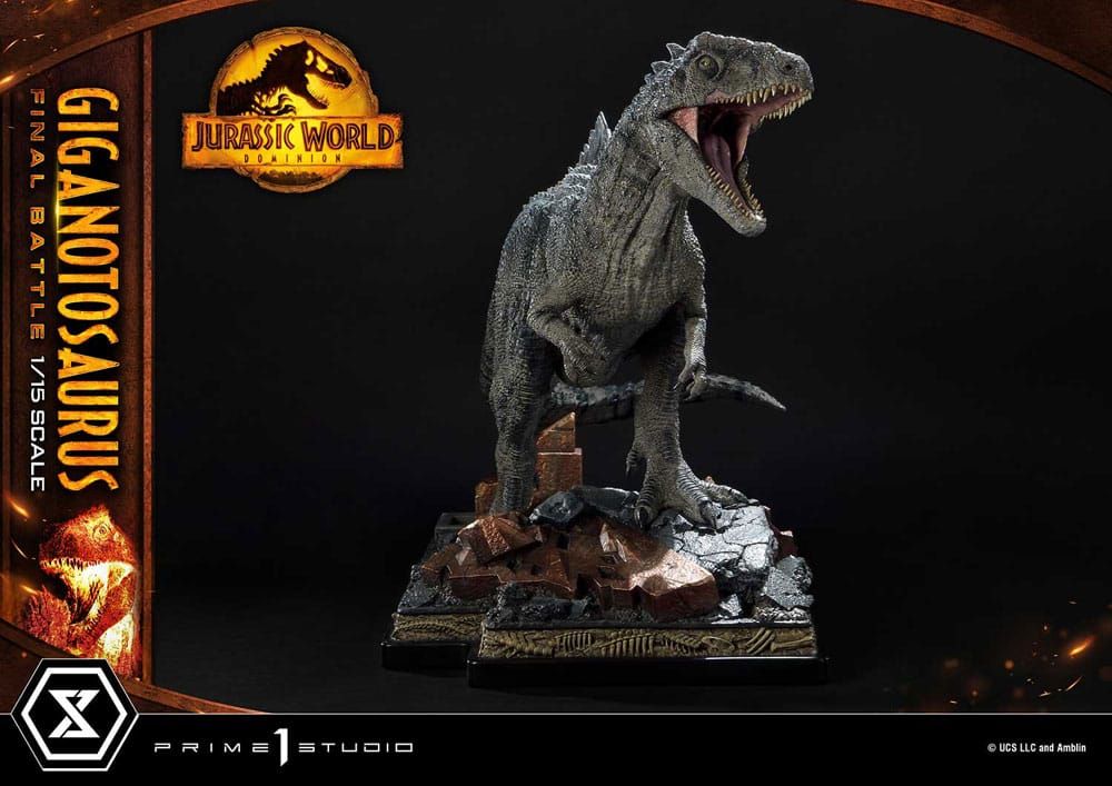 Jurassic World: Dominion Legacy Museum Kolekce Soška 1/15 Giganotosaurus Final Battle Regular Verze 48 cm Prime 1 Studio