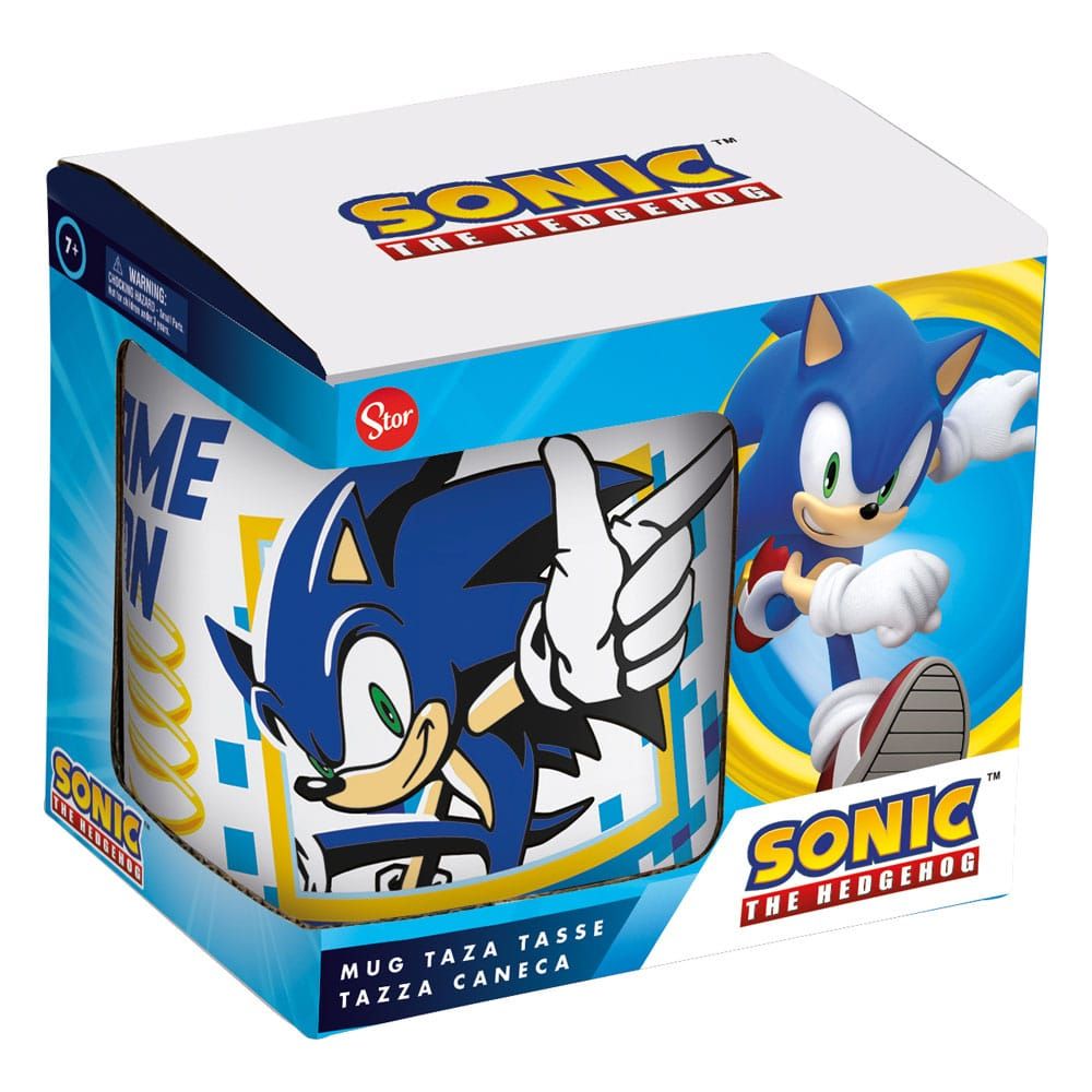 Sonic the Hedgehog Hrnek Case Sonic Game On 325 ml (6) Stor
