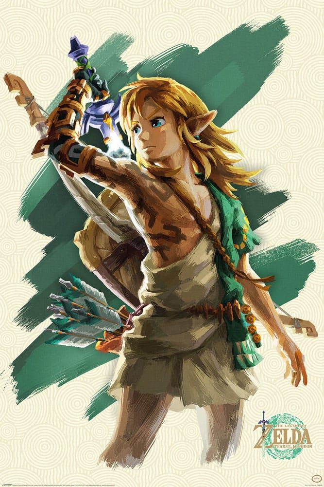 The Legend of Zelda Tears of the Kingdom Plakát Pack Link Unleashed 61 x 91 cm (5) Pyramid International