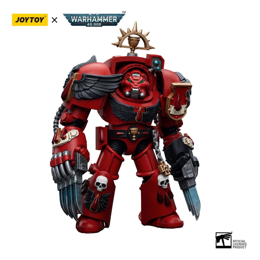 Warhammer 40k Akční Figure 1/18 Blood Angels Assault Terminators Brother Tyborel 12 cm Joy Toy (CN)