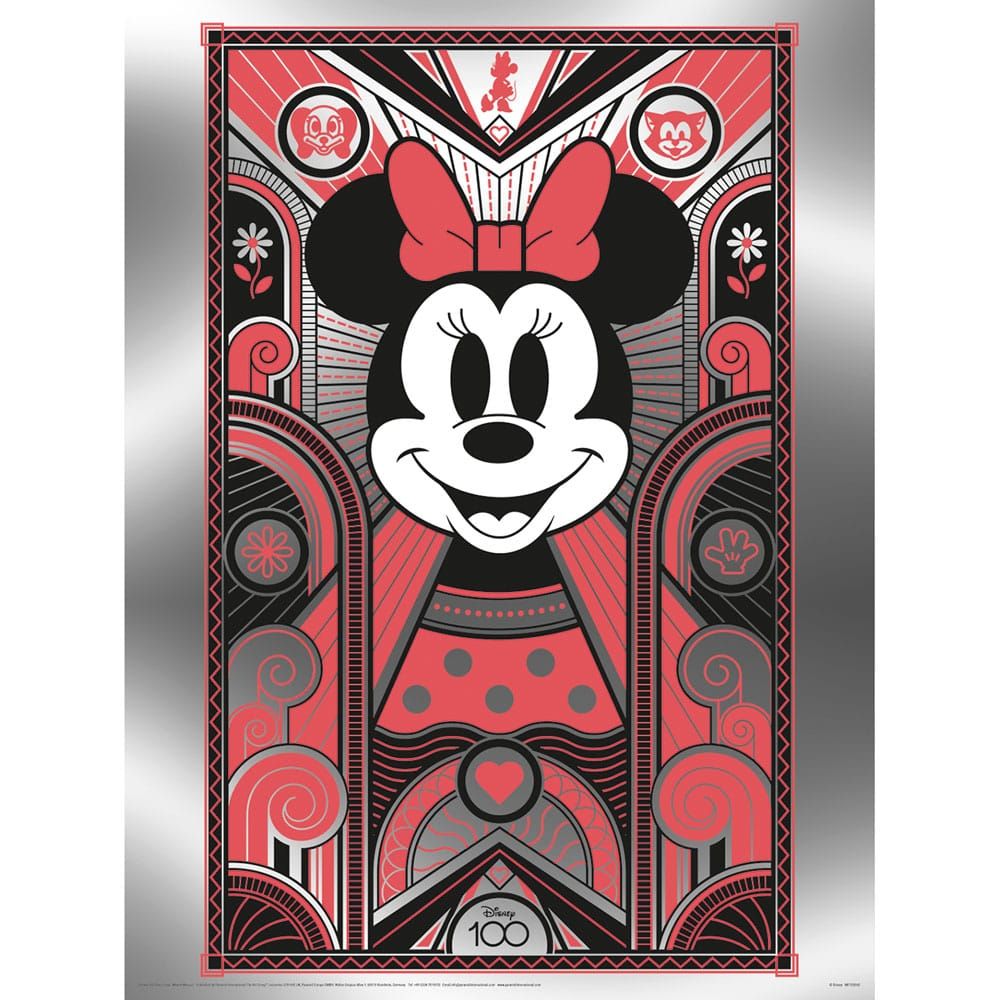 Disney Plakát Pack Metallic Print Minnie Mouse 30 x 40 cm (3) Pyramid International