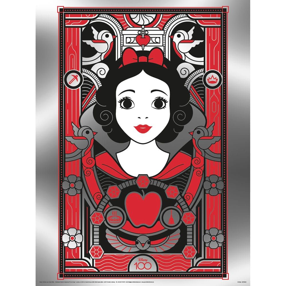 Disney Plakát Pack Metallic Print Snow White 30 x 40 cm (3) Pyramid International