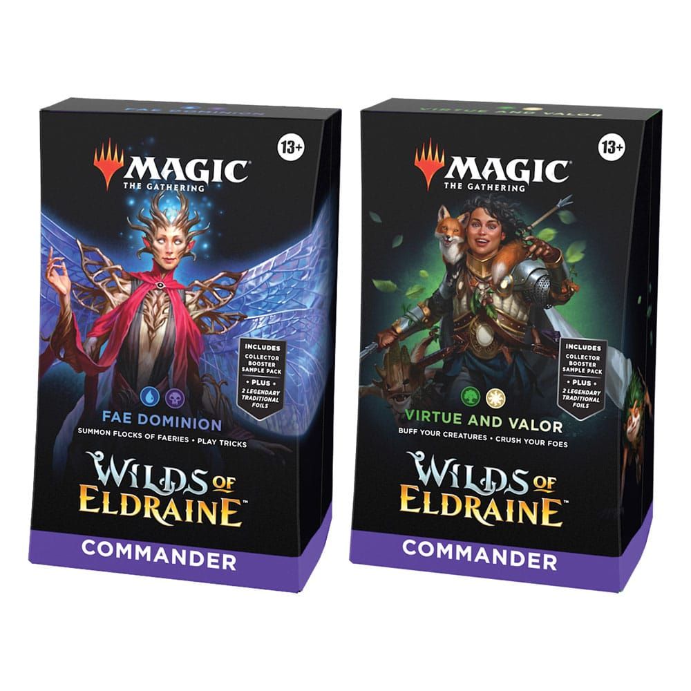 Magic the Gathering Wilds of Eldraine Commander Decks Display (4) Anglická Wizards of the Coast
