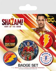 Shazam! Pin-Back Buttons 5-Pack Fury of the Gods