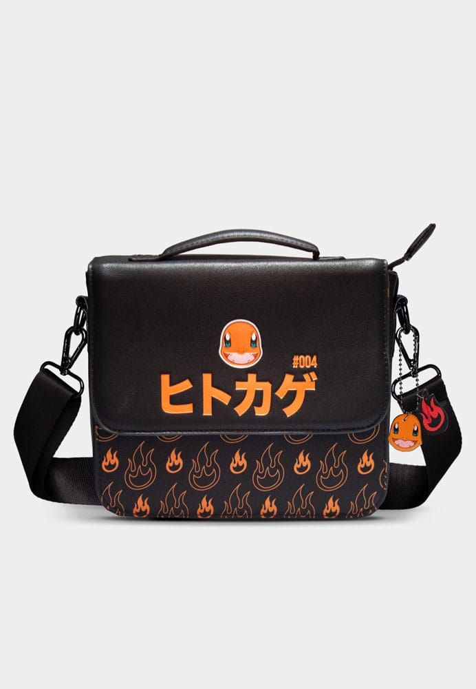 Pokemon PU Leather Messenger Bag Charmander Difuzed