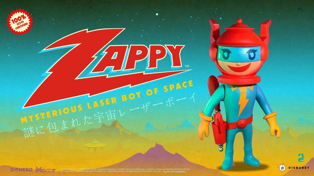 Zappy Akční Figure Mysterious Laser Boy of Space 22 cm i8 Toys
