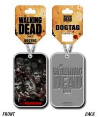 Živí Mrtví vojenská známka Zombies Walking Dead