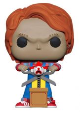 Child´s Play POP! Movies vinylová Figure Chucky w/Buddy & Giant Scissors 9 cm