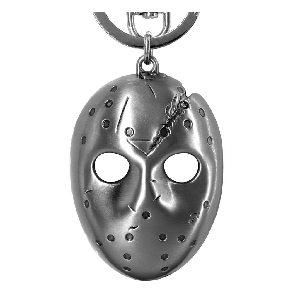 Friday the 13th Metal Keychain Jason's Mask Monogram Int.
