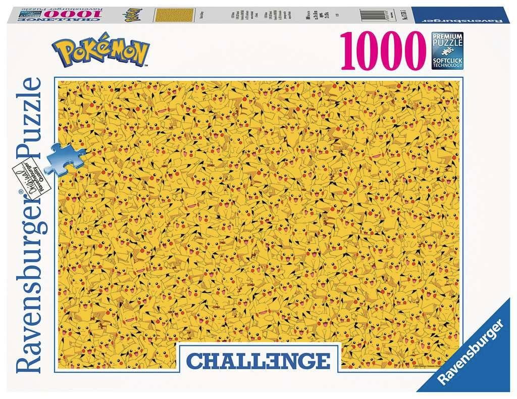 Pokémon Challenge Jigsaw Puzzle Pikachu (1000 pieces) Ravensburger
