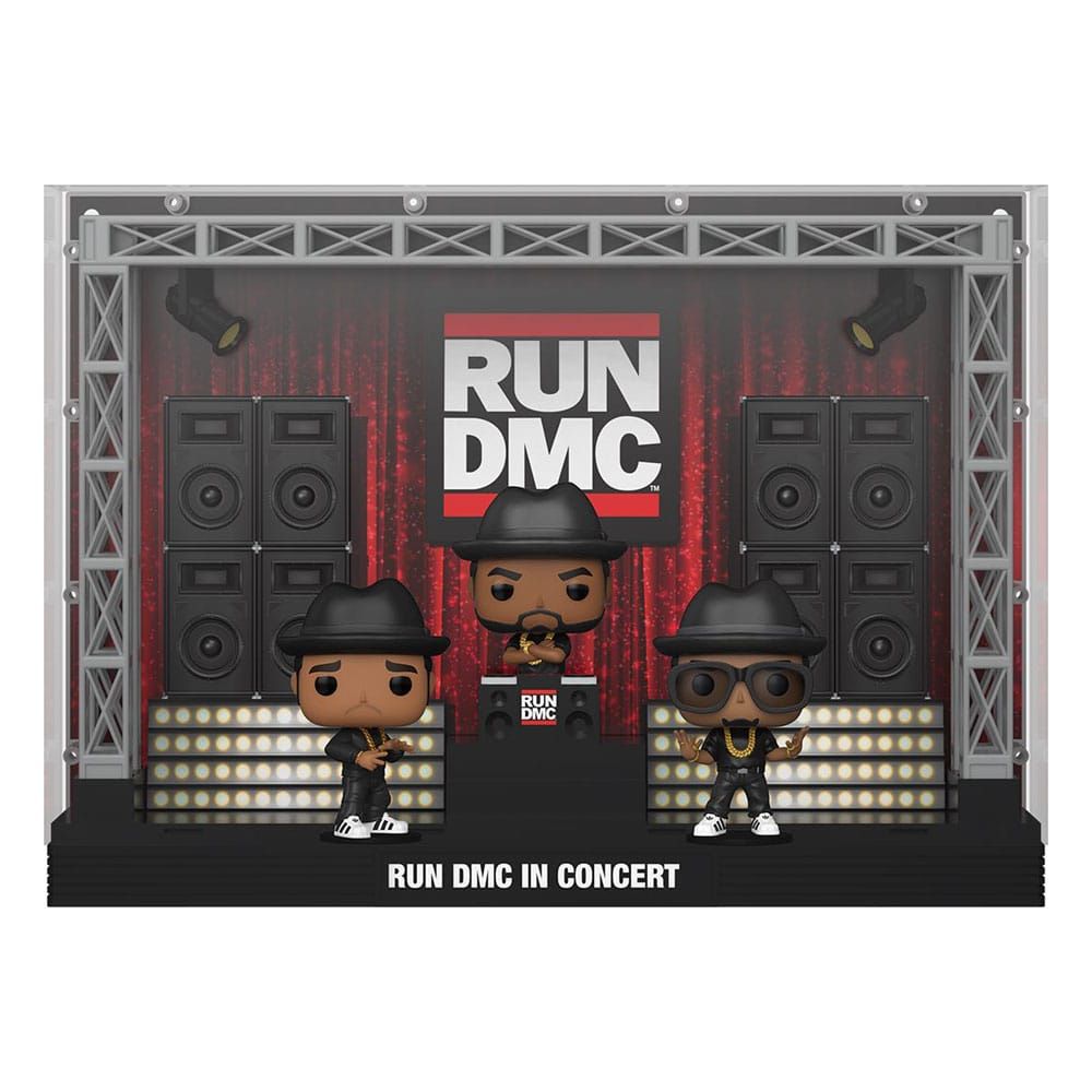 Run DMC POP Moments Deluxe Vinyl Figures 3-Pack Wembley Stadium Funko