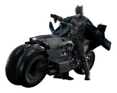 The Flash Movie Masterpiece Akční Figure wih Vehicle 1/6 Batman & Batcycle Set 30 cm
