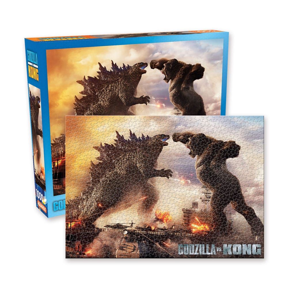 Godzilla Jigsaw Puzzle Godzilla vs. Kong (1000 pieces) Aquarius