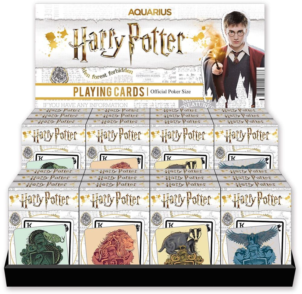 Harry Potter Playing Karty Display Houses (24) Aquarius