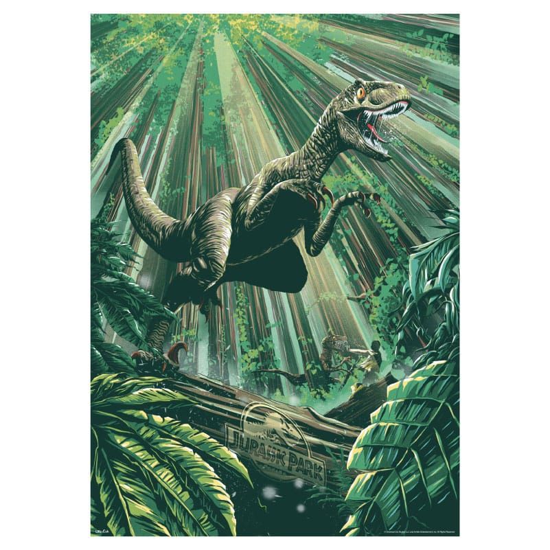 Jurassic Park Art Print 30th Anniversary Edition Limited Jungle Art Edition 42 x 30 cm FaNaTtik
