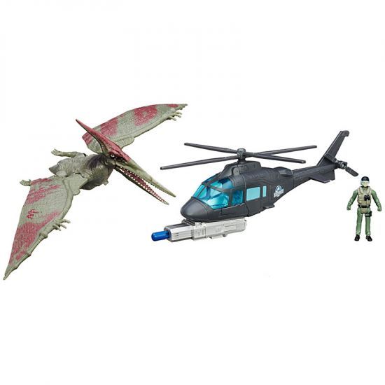 Jurský svět akční figurka Pteranadon vs. Helicopter Hasbro