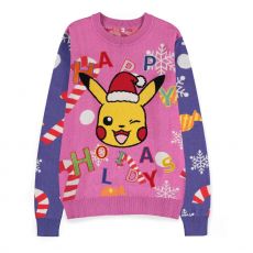 Pokemon Mikina Christmas Jumper Pikachu Patched Velikost M