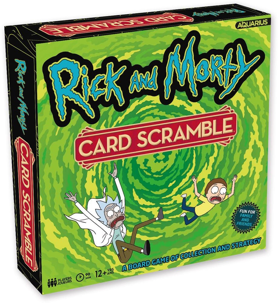Rick and Morty Board Game Card Scramble Anglická Verze Aquarius