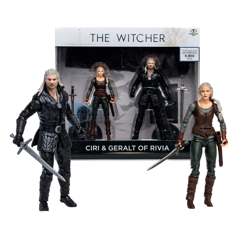 The Witcher Akční Figure Geralt and Ciri (Netflix Season 3) 18 cm McFarlane Toys