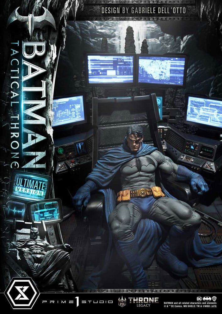 DC Comics Throne Legacy Kolekce Soška 1/3 Batman Tactical Throne Ultimate Bonus Verze 57 cm Prime 1 Studio