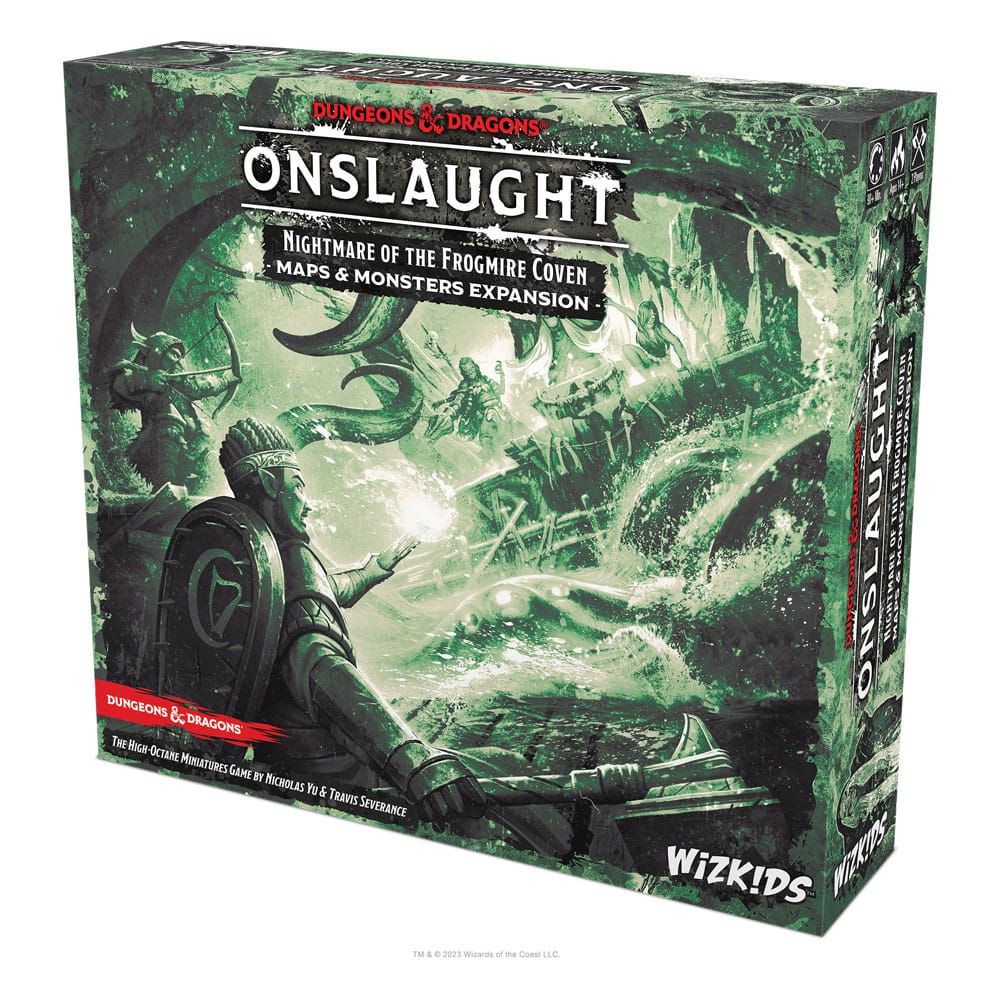 Dungeons & Dragons Game Expansion Onslaught Nightmare of the Frogmire Coven - Maps & Monsters Expansion Anglická Verze Wizkids