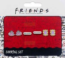 Friends Dangle Naušnice 3 Pack (Silver plated)