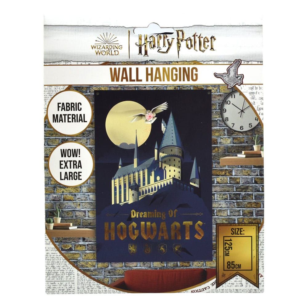Harry Potter Nástěnná Dekorace Vlajka Dreaming of Bradavice 125 x 85 cm Blue Sky Studios
