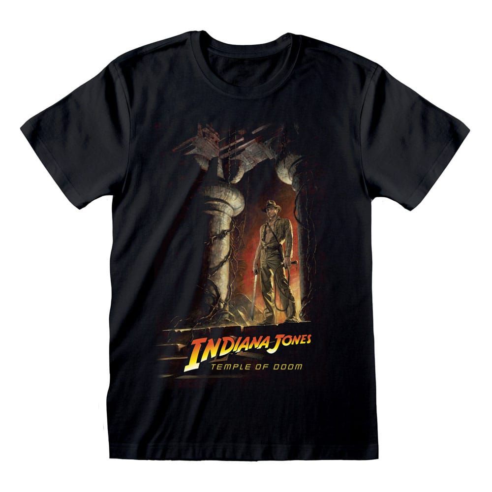 Indiana Jones and the Temple of Doom Tričko Plakát Velikost XL Heroes Inc