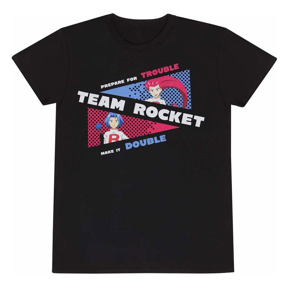 Pokemon Tričko Team Rocket Velikost L Heroes Inc