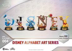 Disney Mini Diorama Stage Sochy 6-pack 100 Years of Wonder-Disney Alphabet Art 10 cm