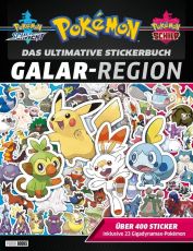 Pokémon Book Das ultimative Stickerbuch - Galar Region Německá Verze