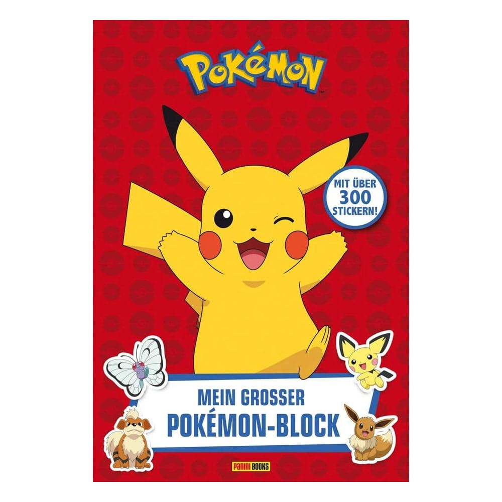 Pokémon Book Mein großer Pokémon-Block Německá Verze Panini