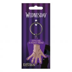 Wednesday Gumový Keychain Give Me A Hand