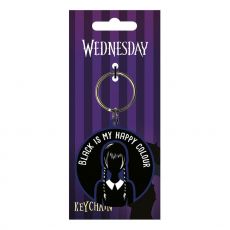 Wednesday Gumový Keychain Happy Colour