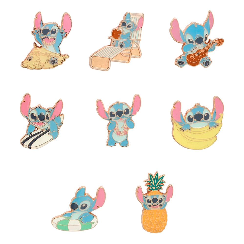 Lilo & Stitch POP! Enamel Pins Stitch Summer 4 cm Sada (24) Funko
