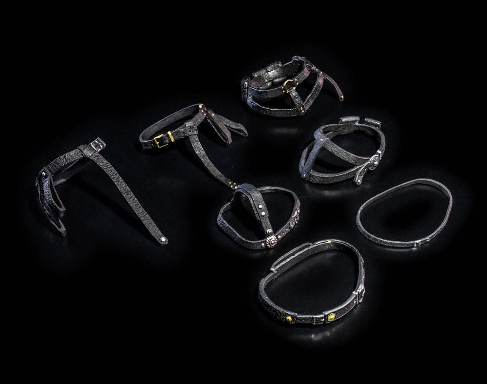 Mythic Legions: All Stars 6 Akční Figure Accessorys Belts Pack (Black) Four Horsemen Toy Design