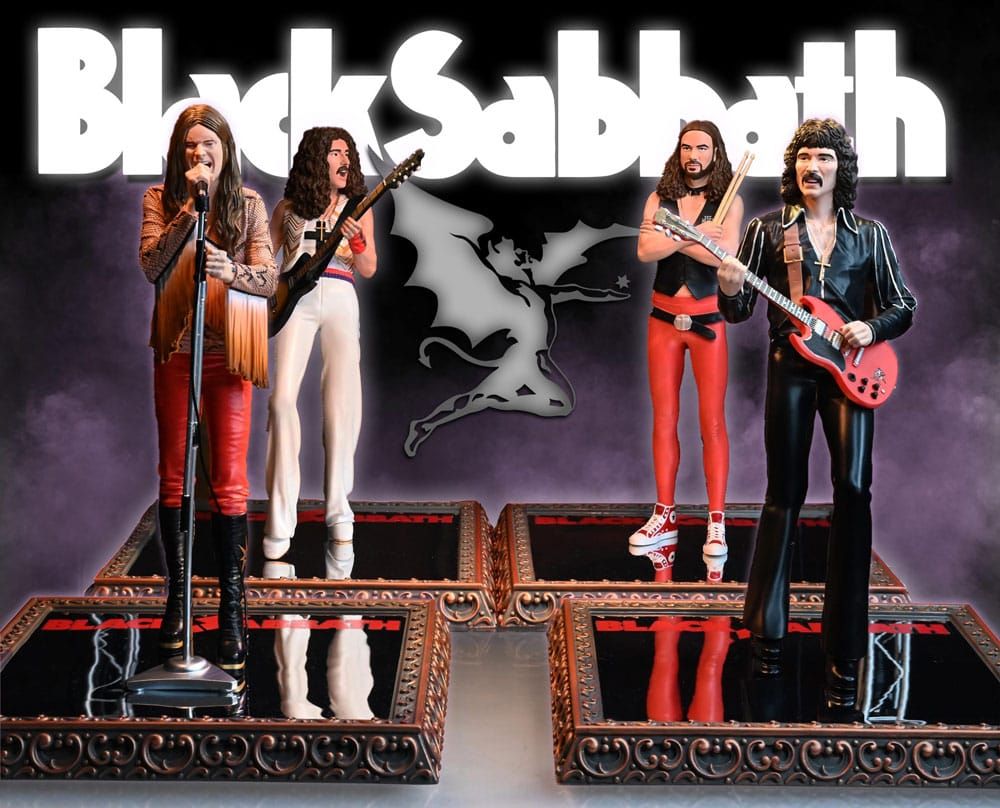Black Sabbath Rock Iconz Soška 4-Pack Sabotage Era 23 cm Knucklebonz