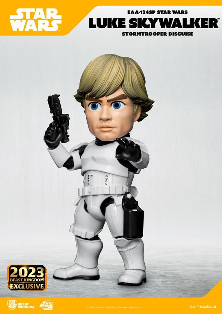 Star Wars Egg Attack Soška Luke Skywalker (Stormtrooper Disguise) 17 cm Beast Kingdom Toys