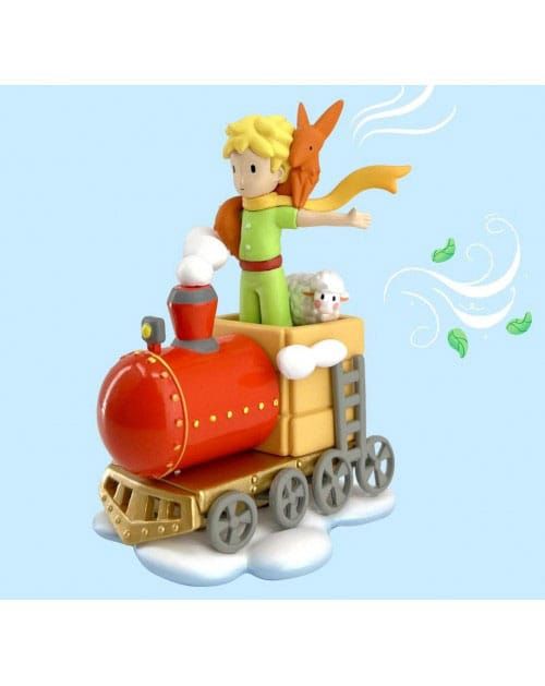 The Little Prince Figure Little Prince & Friends on the train 8 cm Plastoy