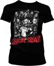 Dámské triko Suicide Squad Group Sebevražedný oddíl XL