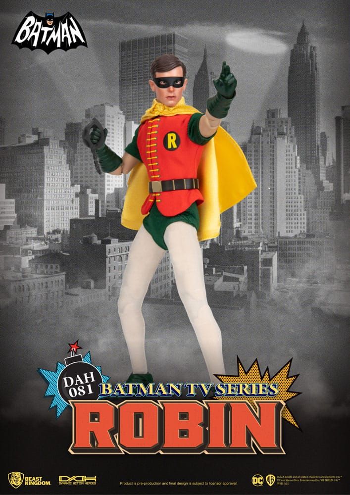 DC Comics Dynamic 8ction Heroes Akční Figure 1/9 Batman TV Series Robin 24 cm Beast Kingdom Toys