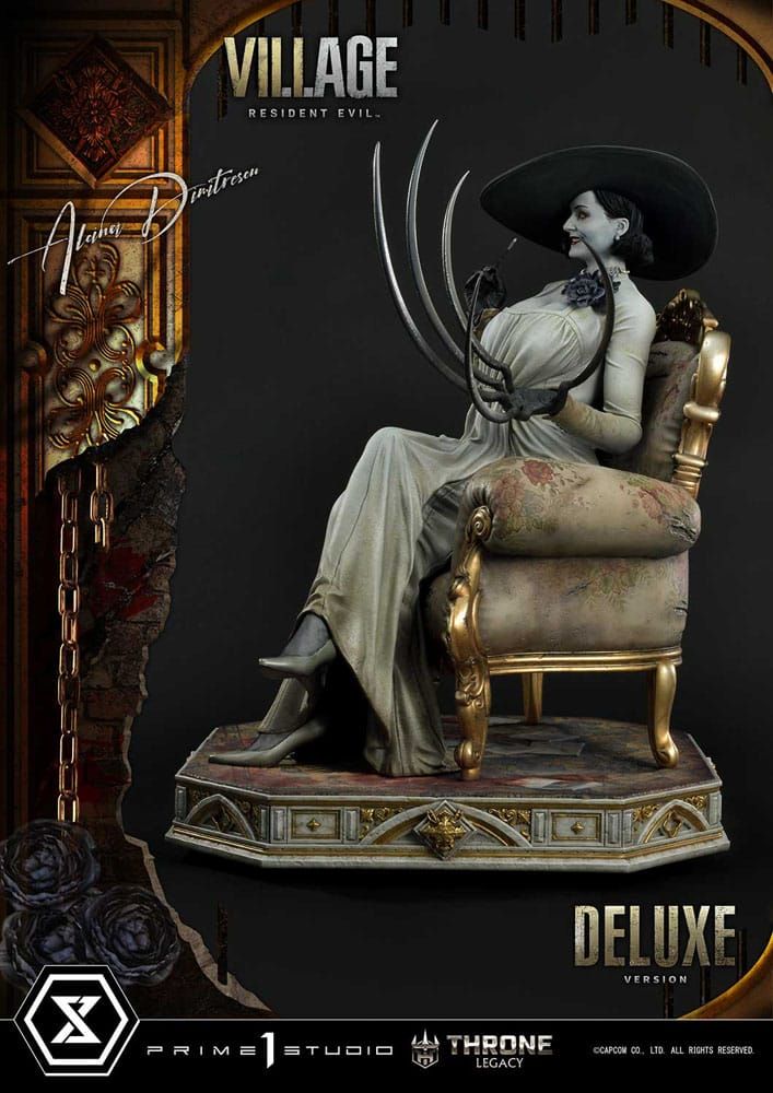 Resident Evil Village Throne Legacy Kolekce Soška 1/4 Alcina Dimitrescu Deluxe Verze 66 cm Prime 1 Studio