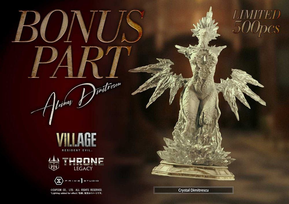 Resident Evil Village Throne Legacy Kolekce Soška 1/4 Alcina Dimitrescu Deluxe Bonus Verze 66 cm Prime 1 Studio