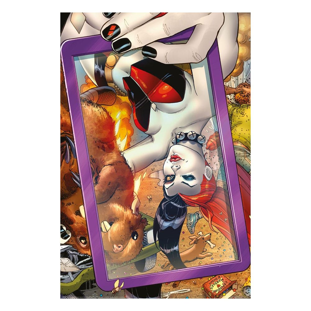 DC Comics Plakát Pack Harley Quinn Selfie 61 x 91 cm (4) Pyramid International