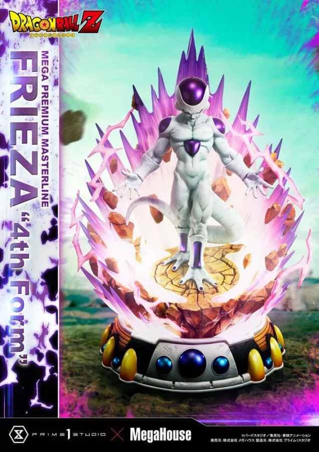 Dragon Ball Z Soška 1/4 Frieza 4th Form Bonus Verze 61 cm Prime 1 Studio