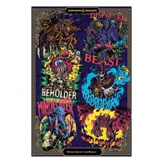 Dungeons & Dragons Plakát Pack Monsters of the Realm 61 x 91 cm (4)