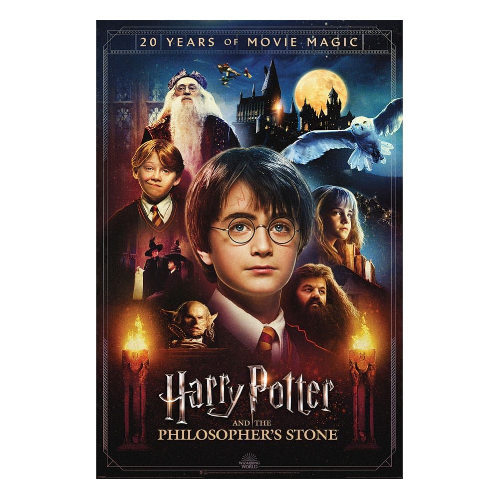 Harry Potter Plakát Pack 20 Years of Movie Magic 61 x 91 cm (4) Pyramid International