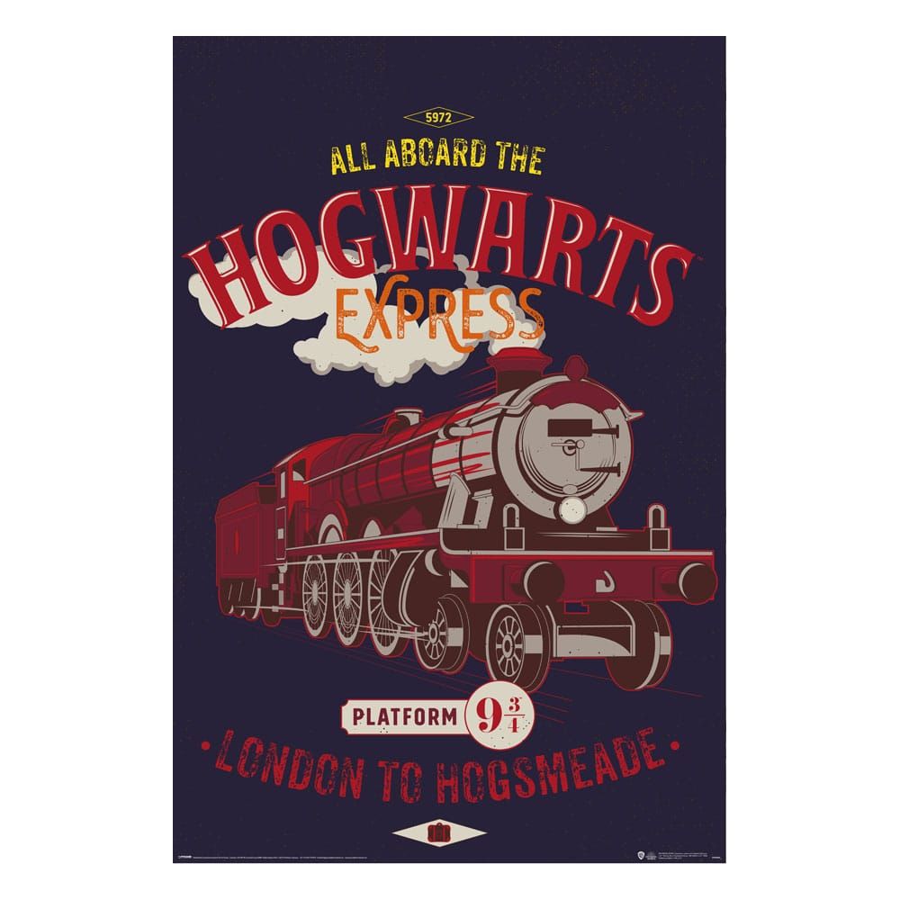 Harry Potter Plakát Pack Bradavice Express Magical Motors 61 x 91 cm (4) Pyramid International