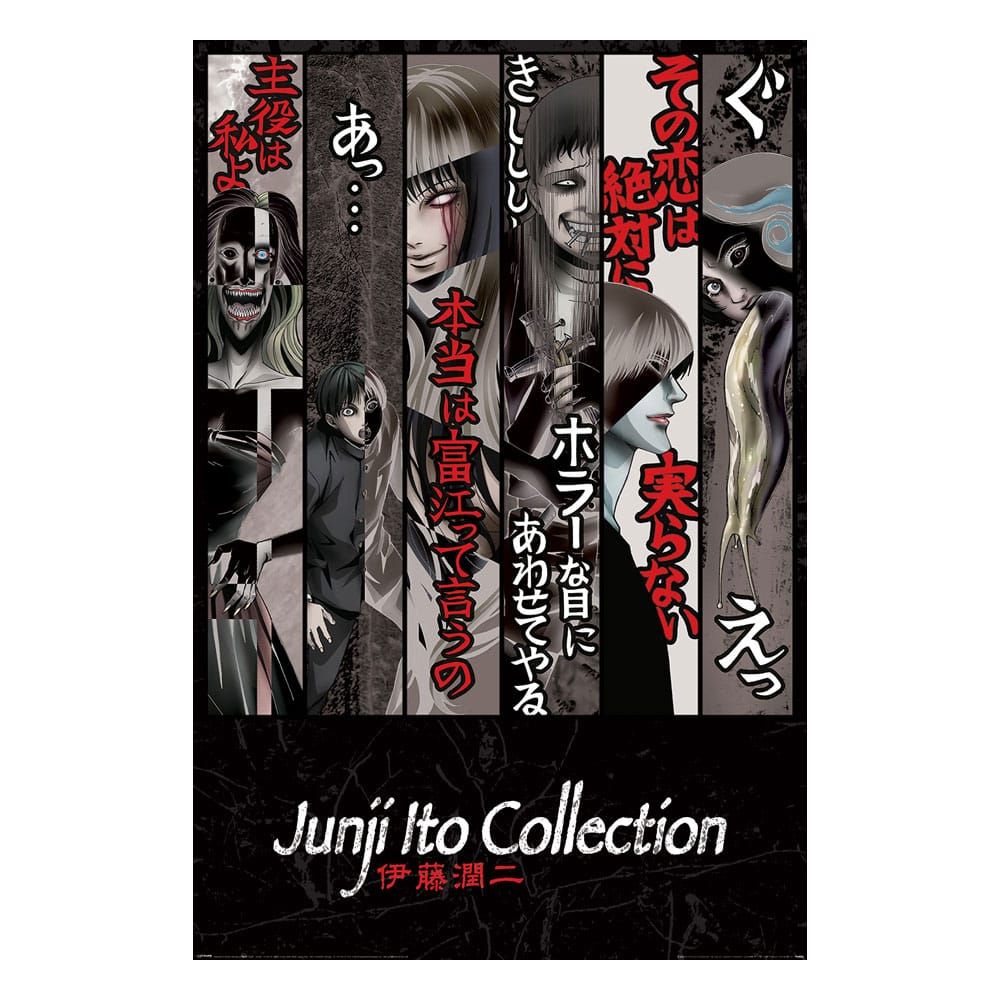 Junji Ito Plakát Pack Faces of Horror 61 x 91 cm (4) Pyramid International